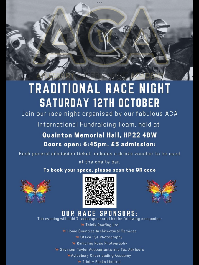 ACA fundraising Race Night